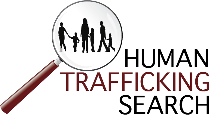 Logo di ricerca sulla tratta di esseri umani